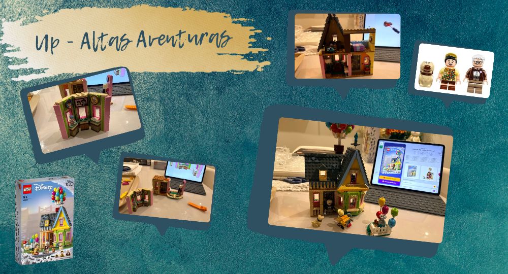 Nostalgia que ganha forma ao montar a casa de Up