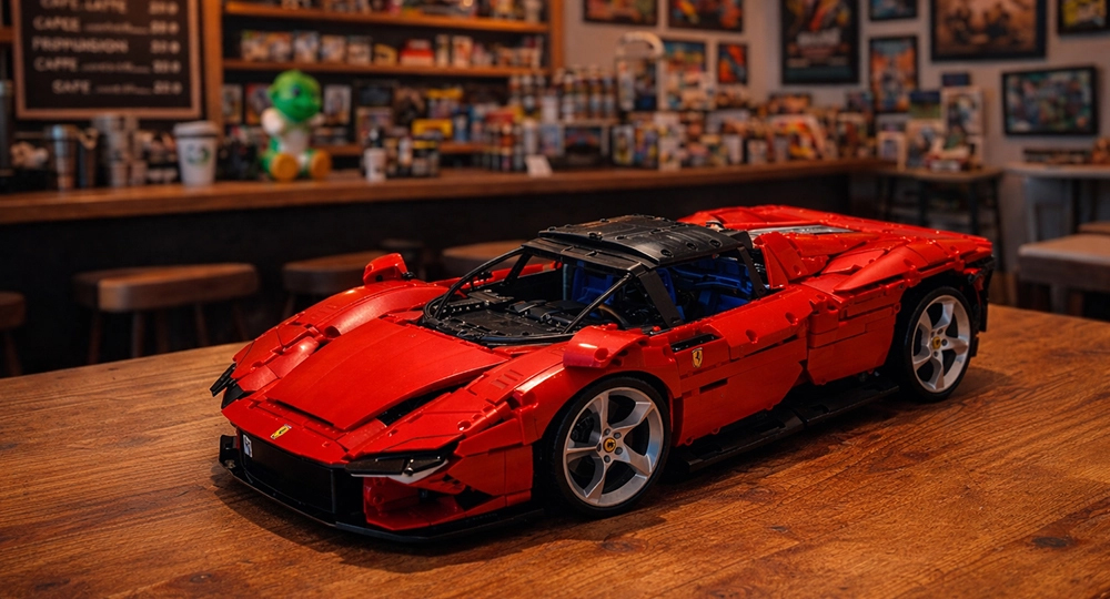 Ferrari Daytona SP3 de LEGO e as 27 horas que viraram memória