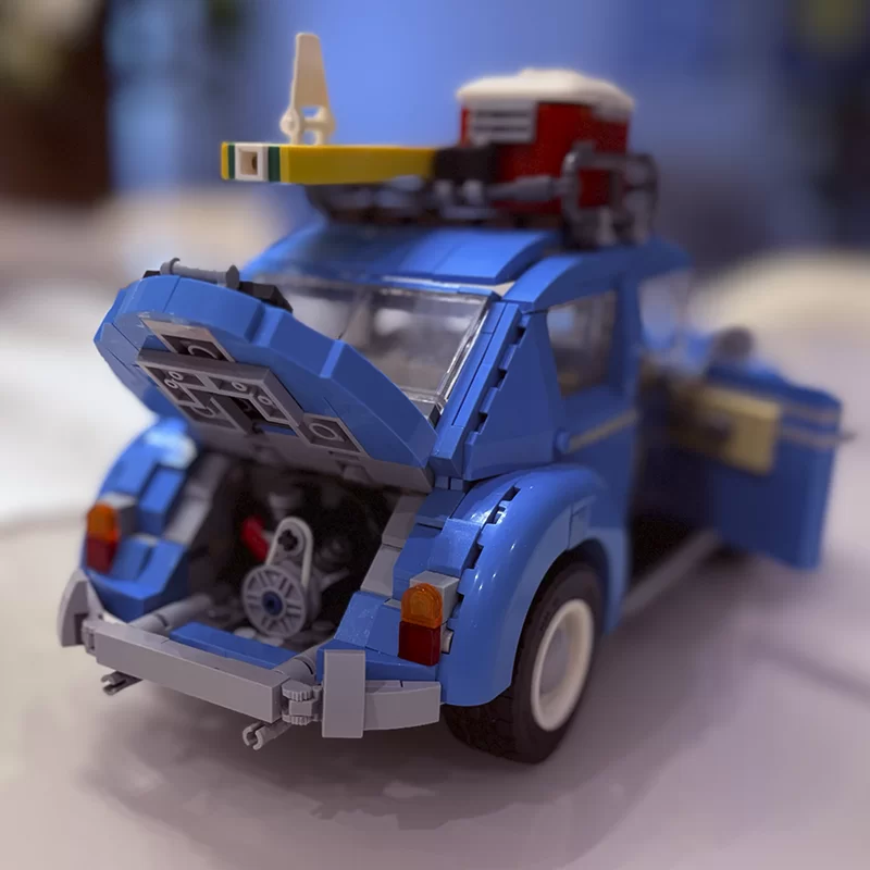 Fusca azul do Surf