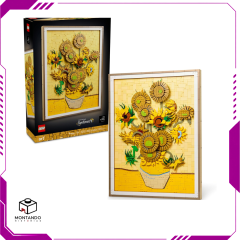 Lego Art Van Gogh Sunflowers Quadro 38x27cm Colecionável