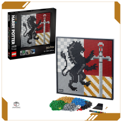 LEGO Art Harry Potter™ Hogwarts™ Brasões 31201 (4.249 Peças)