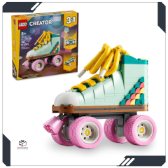 LEGO® Creator 3 em 1 – Patins Retrô Brinquedo Antigo com Caixa de Som e Skate 31148
