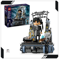 LEGO Wandinha: Figura da Wandinha Addams, Presente de 76780 (702 Peças)