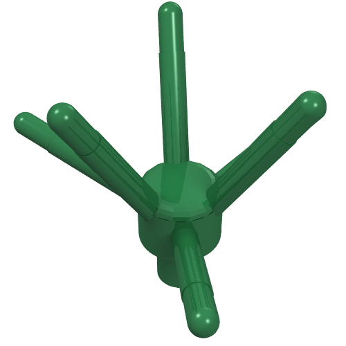 Plant, Flower Stem with Bar and 6 Stems
