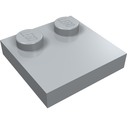 Plate Special 2 x 2 with Only 2 Studs