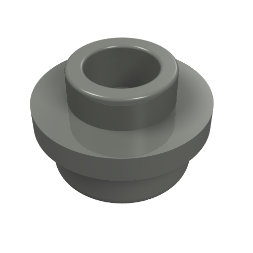 Plate Round 1 x 1 with Open Stud